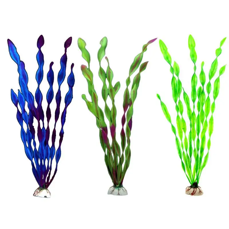 CA13 Fish Tank Aquarium ภูมิทัศน์ Fake Grass จำลองพืชน้ำ Fishbowl Fish Nesting ซ่อนเครื่องประดับประดิษฐ์