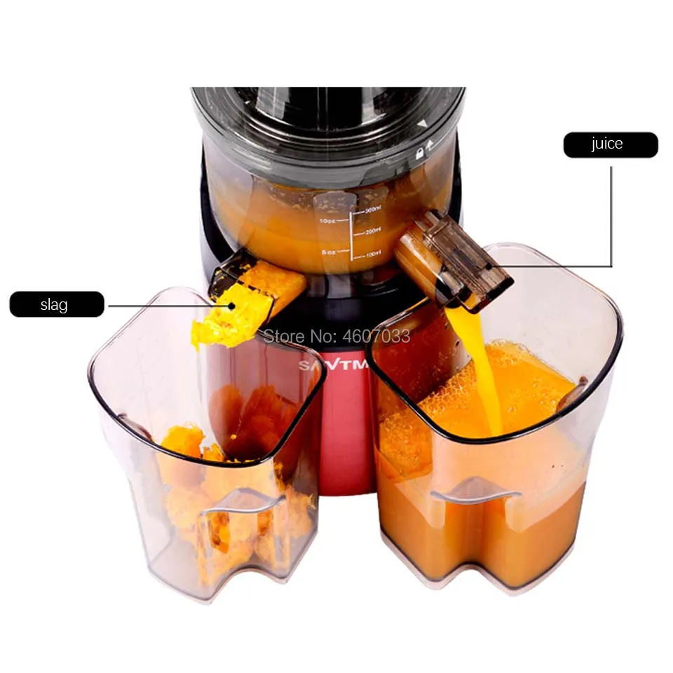 110v 220v 250w Frucht ernährung mit großem Durchmesser langsamer Entsafter Obst Gemüse Werkzeuge multifunktion ale Orangen apfel frucht presse