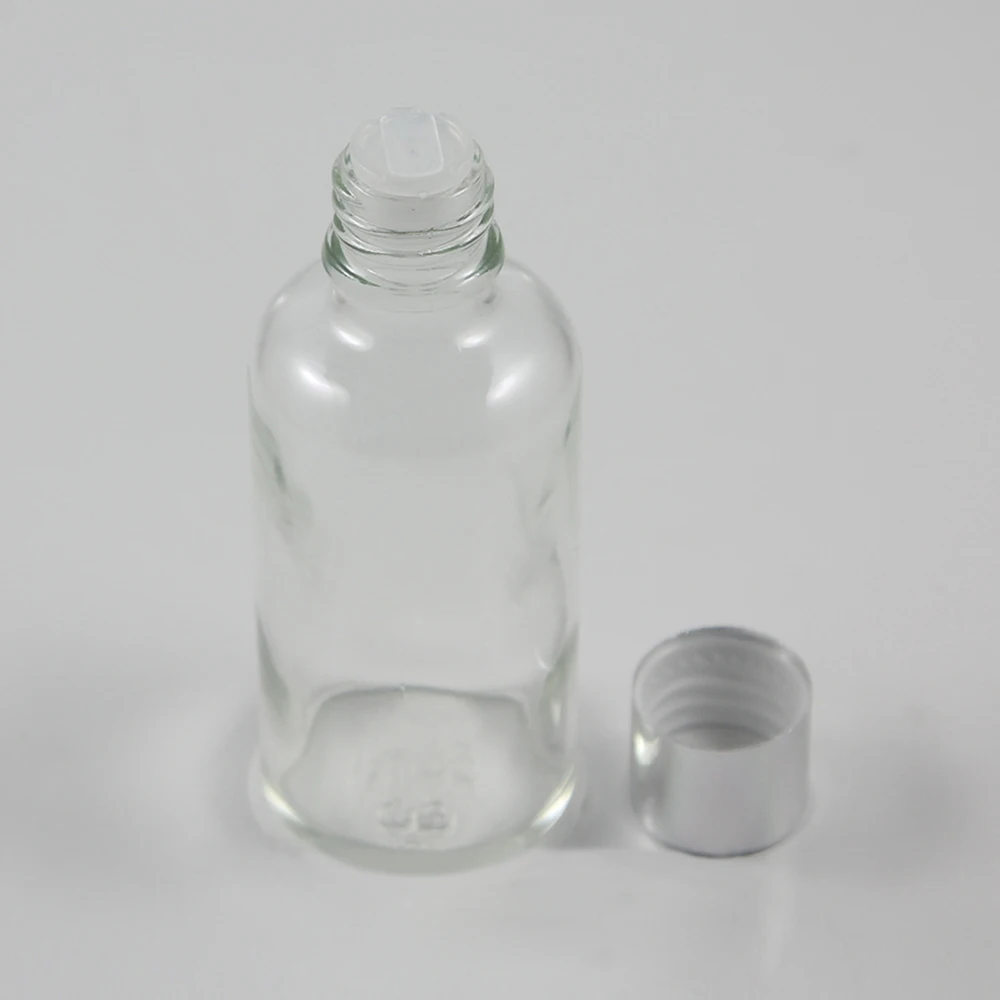 Inner Stopper bottle Glass cosmetic compact packaging,1.7oz glass essential oil bottles