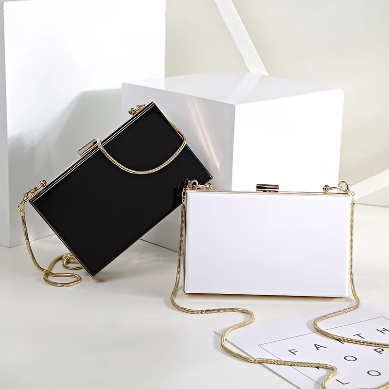 

Bag Mini- Hand Dinner Banquet Package Woman High Archives Chain Transparent Flap Women Acrylic Clutch Box Bags Evening Handbag