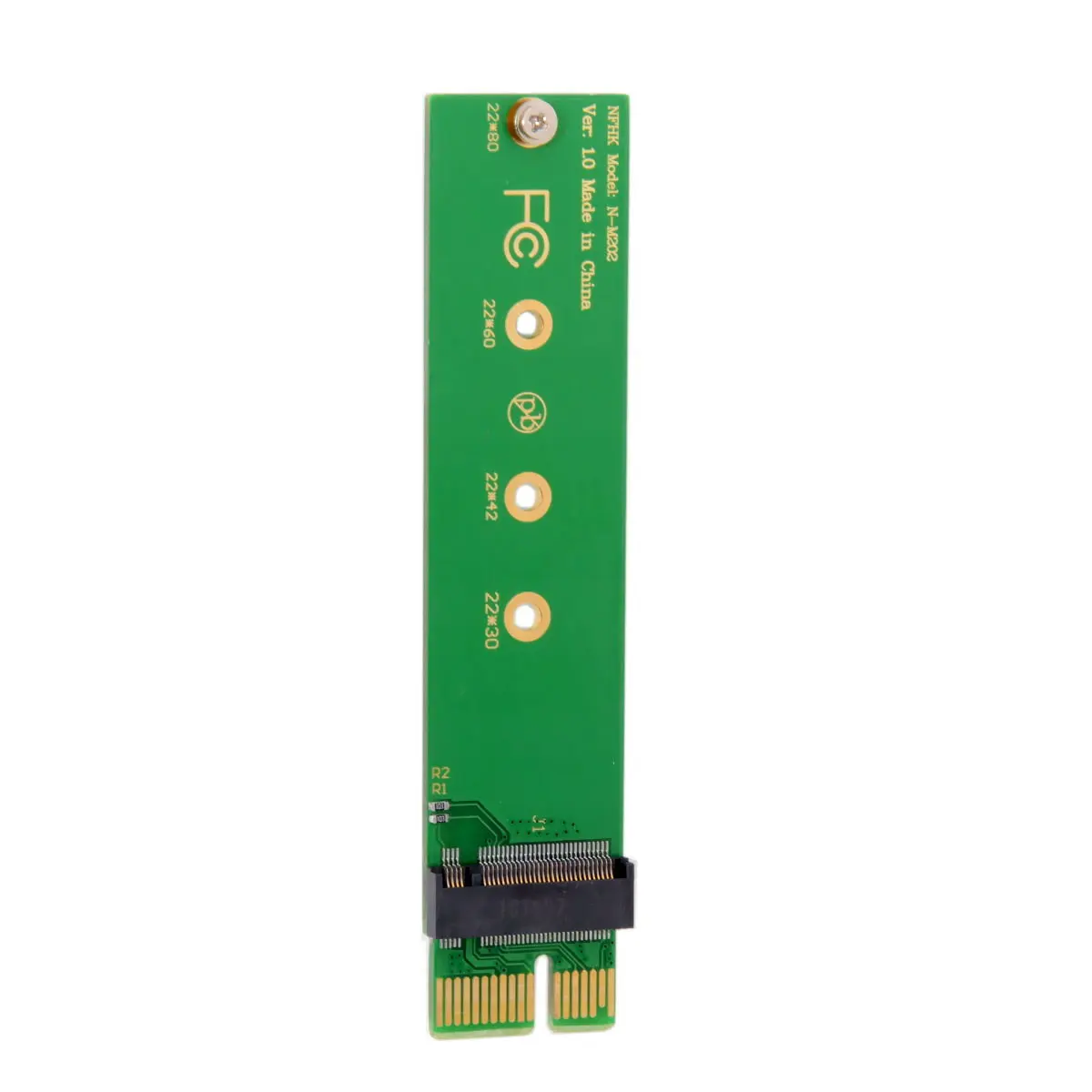 CY NGFF M-key NVME AHCI SSD to PCI-E 3.0 1x x1 Vertical Adapter for XP941 SM951 PM951 960 EVO SSD