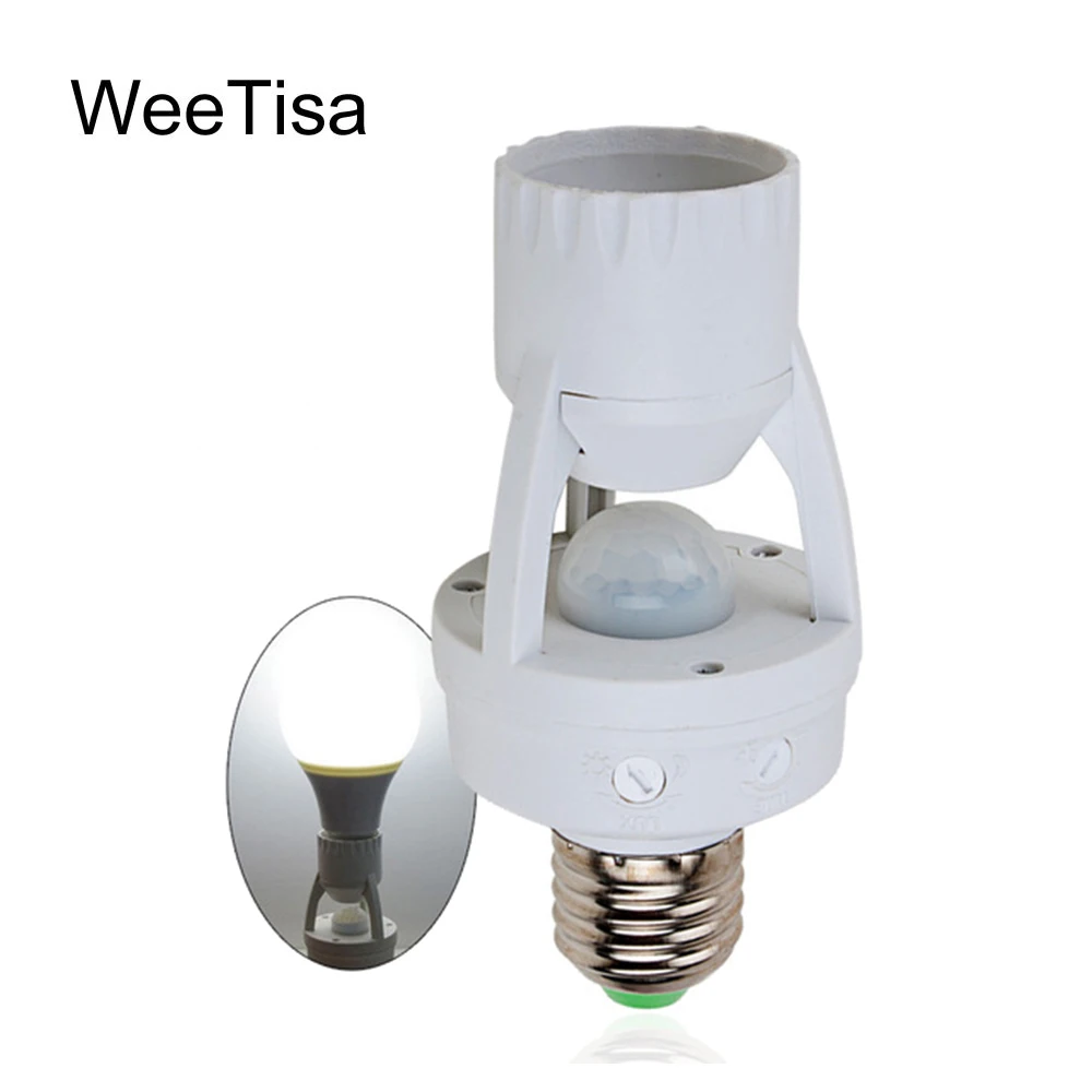 

Infrared Sensor 220V 110V Light Control Timer Switch E27 Base Lamp Holder PIR Human Body Movement Motion Sensor Switch Socket