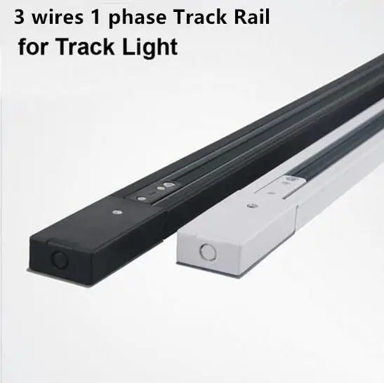 4 Wires 3 Phase Circuit Connectors 4 Wire Rail Connector Global Track System Middle Feed Rail Joiner Track Ligts Connectors