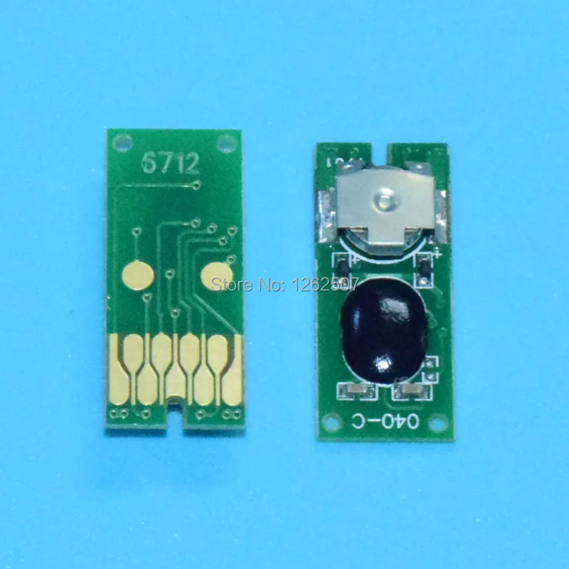 2Pcs T6710 T6711 T6712 T6713 T6714 T6715 T6716 T04D0 T04D1 T3661 F170 F570 C9344 C9345 Maintenance Box Chip For Epson Printers