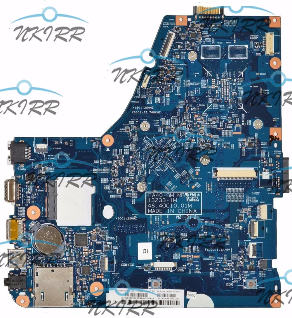 EA40-BM MB 13233-1M 48.4OC10.01M 13233-SB 48.4OC10.0SB 55.OC01D.04G NBMGN11007 1.83Ghz motherboard for Aspire E1-410 E1-410G