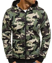 Men's Hoodies Cardigan Hooded Coat  Camouflage Male fashion Army Combat Tactical Sweat Shirt Military Men CLOTHES