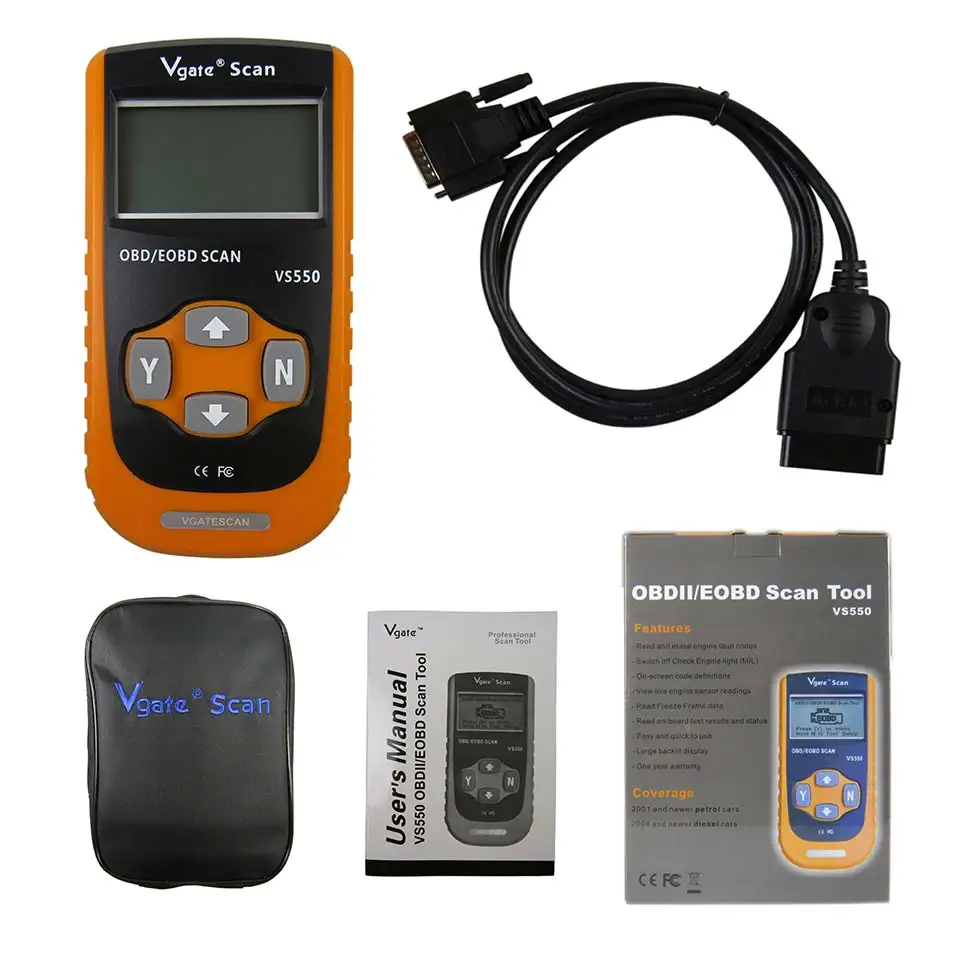 

OBD2 Scanner Vgate VS550 Car Diagnostic-Scanner CAN EOBD/ODBII Newest vs-550 OBD 2 Diagnose Tool VS 550 Code Readers Scan