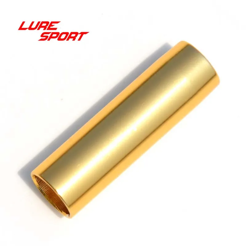 LURESPORT 8pcs Aluminum Tube 35mm Reel Seat Part wind check Rod Building Component Repair Fishing rod DIY Accessory