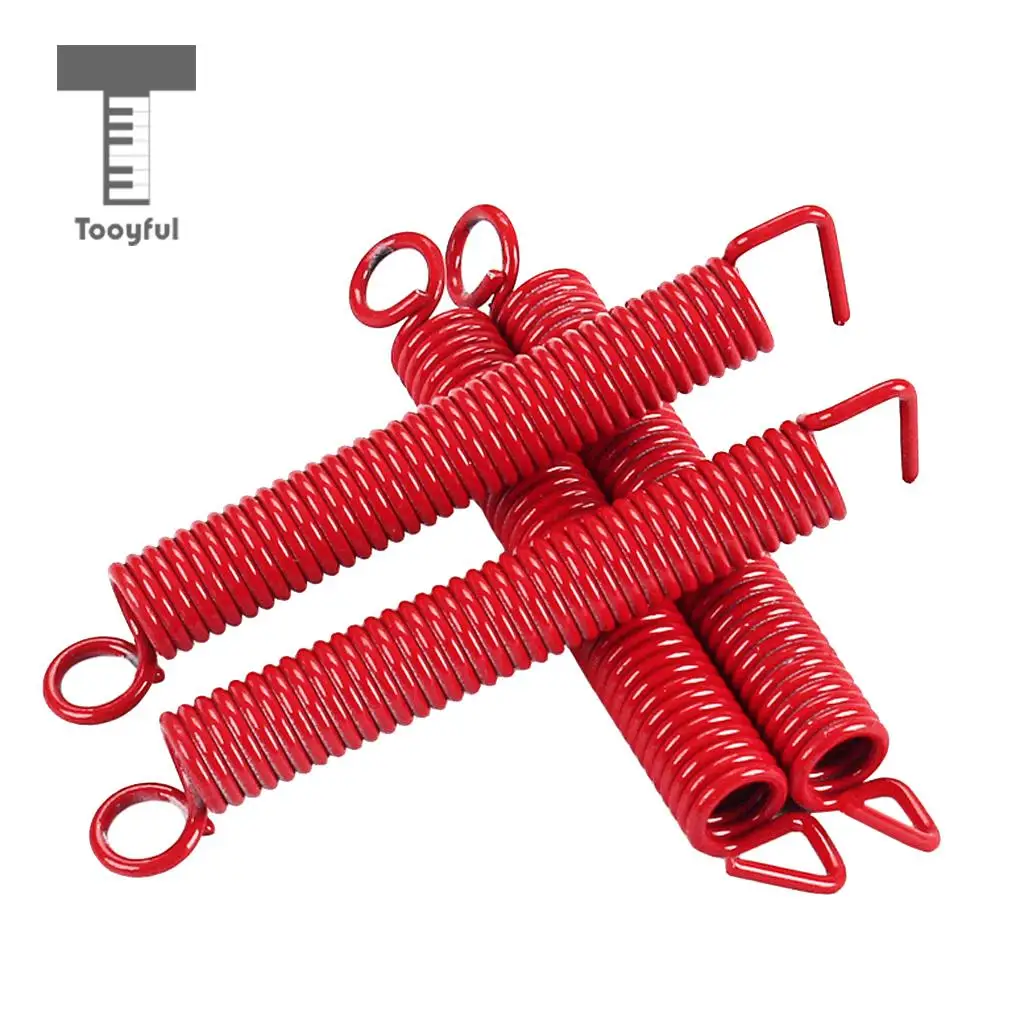 4 Pcs Iron Electric Guitar Tremolo Springs Replacement Bridge Tension For Bass Mounting Springs Guitar Parts Accessories