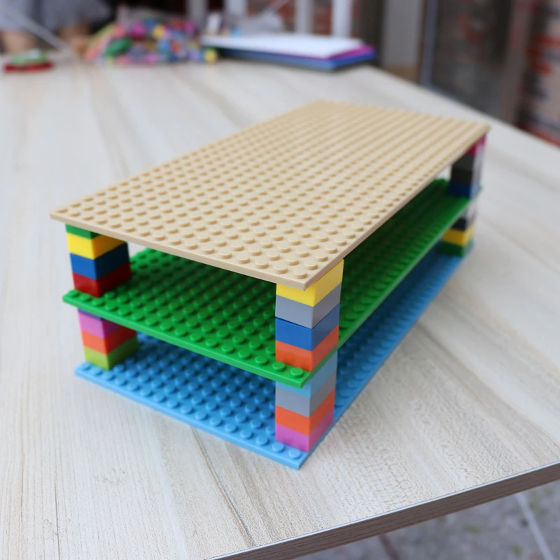 مزدوجة الجانبين 16*32 نقطة لتقوم بها بنفسك اللبنات قاعدة لوحة متوافق عمل أرقام لألعاب الأطفال MOC ملحق 5 قطعة/الوحدة #1