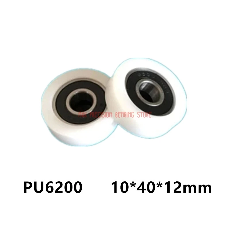 2023 New Limited 10pcs 10*40*12 Plastic Bearing Nylon Wheel Advertising Display Cabinet Pulley 6200