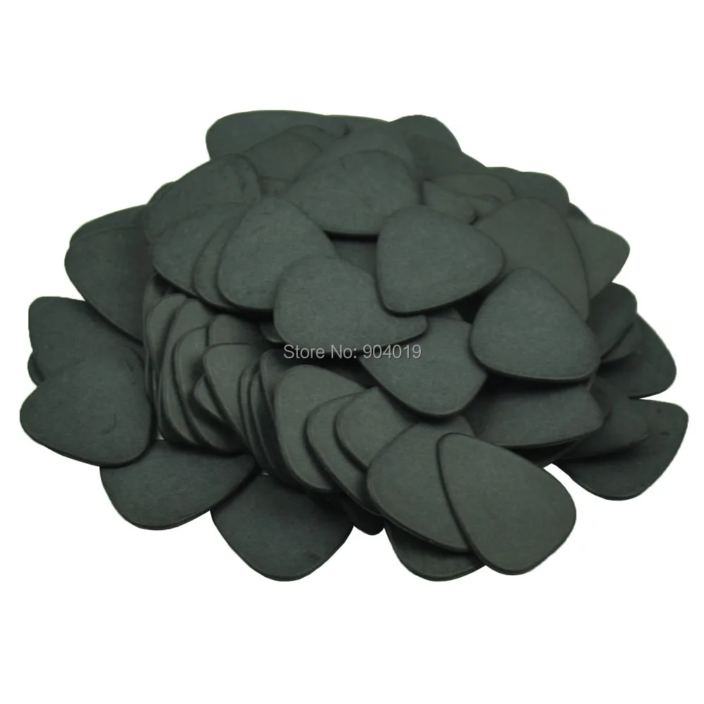 100pcs Extra Heavy 1.5mm 351 Delrin Guitar Picks Plectrums Black