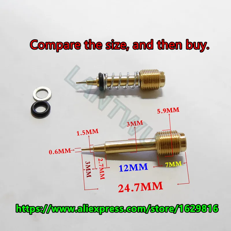 (1 set $ 18.5)YM FZX250 Zeal 3YX carburetor repair kit Configuration Jet needle (J.N.) and Needle jet (N.J.)