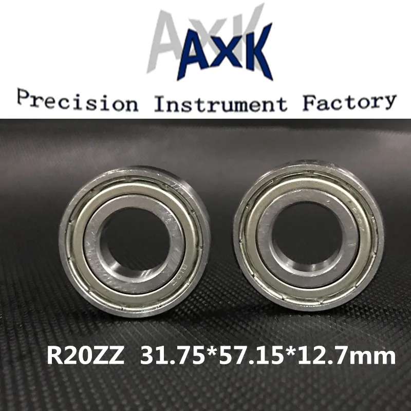 

2023 Sale Limited Axk 1pcs R20zz Deep Groove Ball Bearing 31.75x57.15x12.7mm Inch Miniature Abec-3