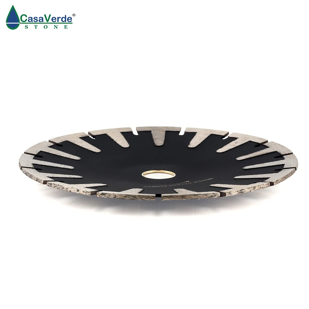 180mm T-Phân Đoạn Lõm Lưỡi Kim Cương Blade Cho Cong Cắt Turbo Rim 7 inch Cắt Đá Granite Kim Cương công cụ