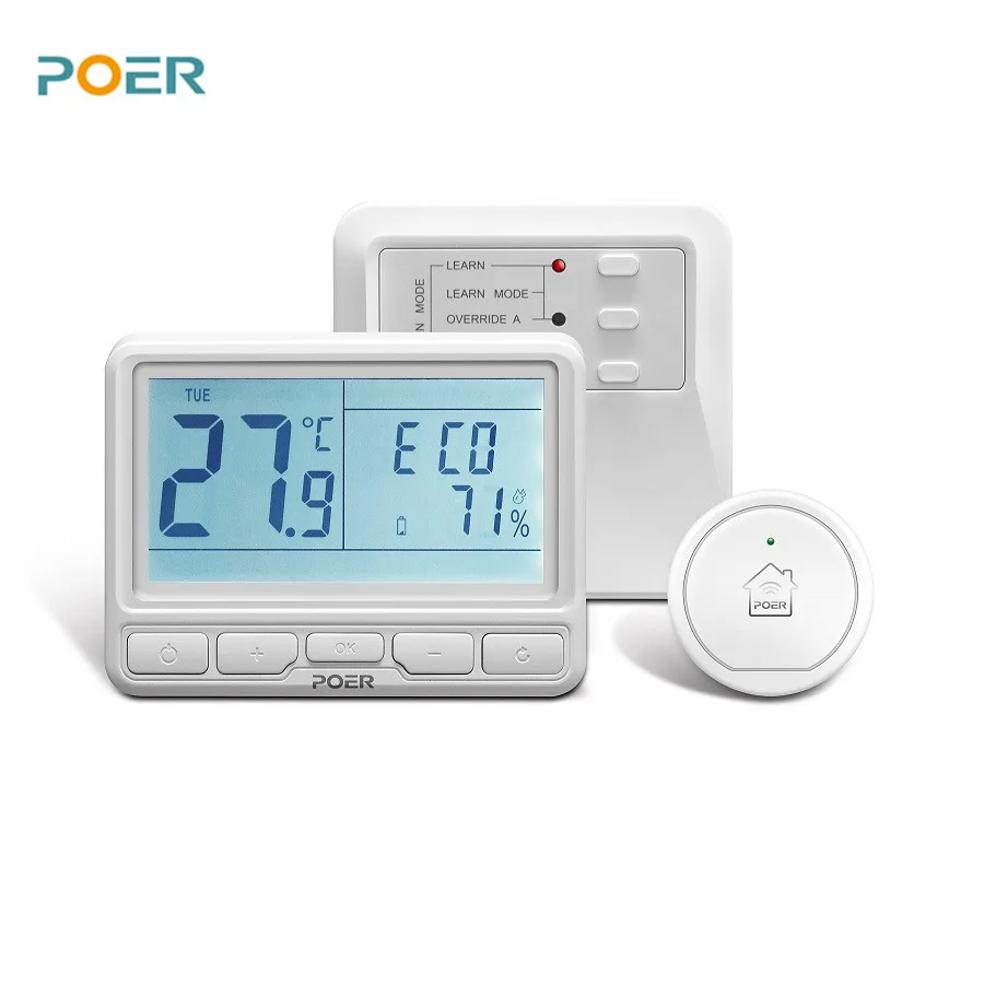 POER Wireless Wifi heating thermostat smart Thermoregulator digital temperature controller for gas boiler warm floor with Alexa