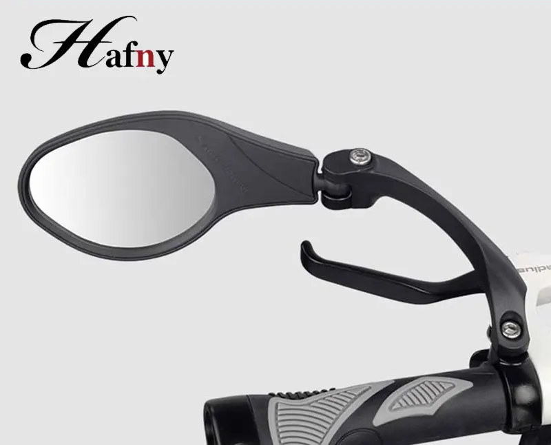 Bike Rear View Mirror,Hafny Unbreakable, Flexible Side Mirror, Rotatable Safety Back Review, Stainless Aluminum