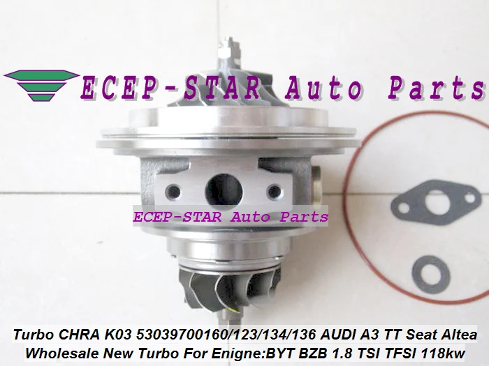 Turbo Cartridge CHRA K03 174 53039880174 53039700174 55574478 55355617 For Buick Excel GT Regal For OPEL Astra Corsa Z16LET 1.6T