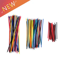 130PC 24AWG Breadboard Jumper Cable Wires Kit Tinning Double Tinned Component Pack Colorful 13 Types 10 Pcs each 5CM 8CM 10CM