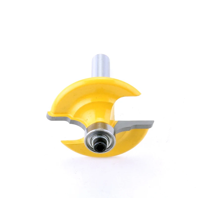Fraise à bois pour le travail de calcul, outils électriques de coupe de bordure avant de porte, style européen classique, tige de 8mm, 1PC