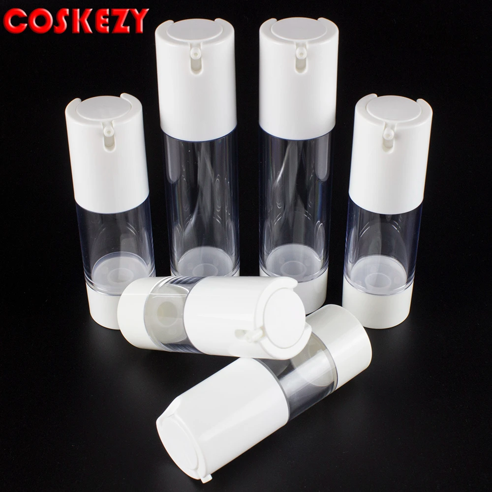 

wholesale 30ml BB cream bottle with airless pump, airless pump cream jar 1 oz cosmetic container packaging