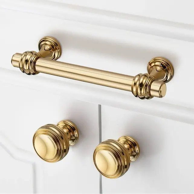 

3.75'' 5'' 6.3'' Polished Gold Dresser Handles Drawer Knob Pull Handle Kitchen Cabinet Pulls Door Handles Knobs Ornate Hardware