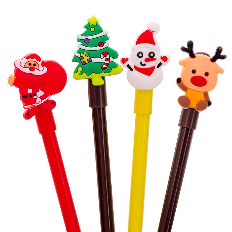 Cute Cartoon Christmas Series Gel Pen Creative Fresh Students Office Pen for writing Stationery