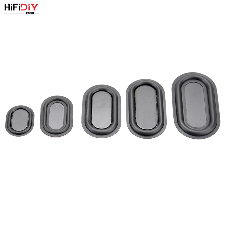 HIFIDIY LIVE  Bass Speaker Plate Passive Radiator Auxiliary Bass Rubber Vibration Plate Oval  2040~5090 (20~47)mm x (40~88)mm