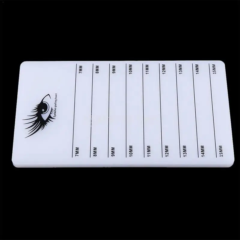 Reusable Portable Acrylic Eyelash Extension Pallet False Eyelash Holder Pad Adhesive Glue Pallet Holder Grafting Eyelash Tool