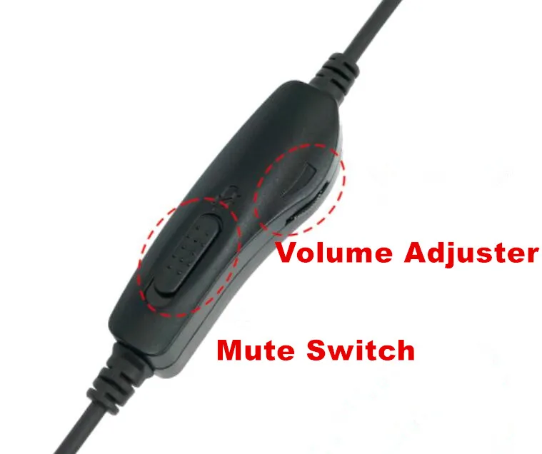 2.5mm jack headset Volune and Mute for Panasonic Cordless Phones and Polycom Grandstream ATT,Linksys SPA Zultys Gigaset phones