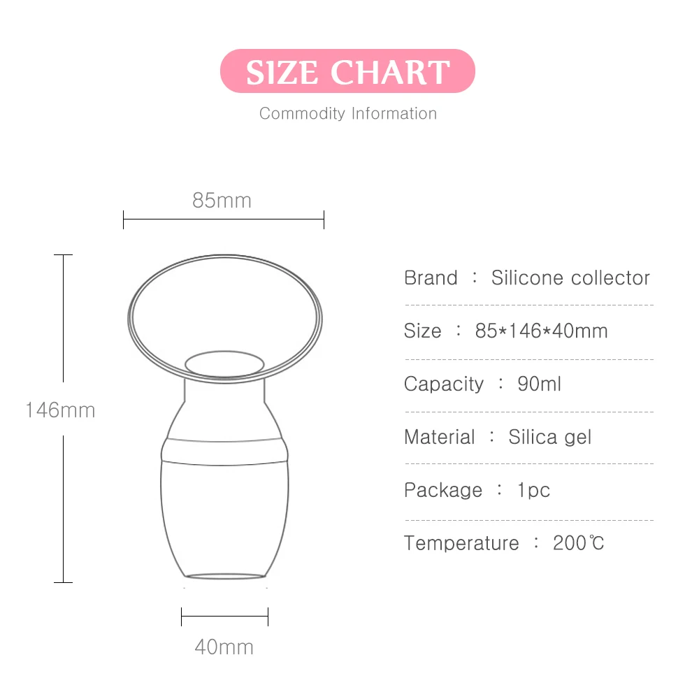 Silicone Breast Pump Manual Suction Milk Pump Feeding Breasts Pumps Milk Bottle Sucking Postpartum Supplies Accessories