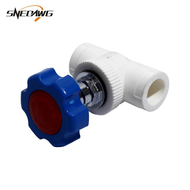 

PPR Water Pipe Fitting with Valve 20/25/32mm Water Pipe Valve Joint Plastic Water Supply Pipe Joint Fitting Check Valve