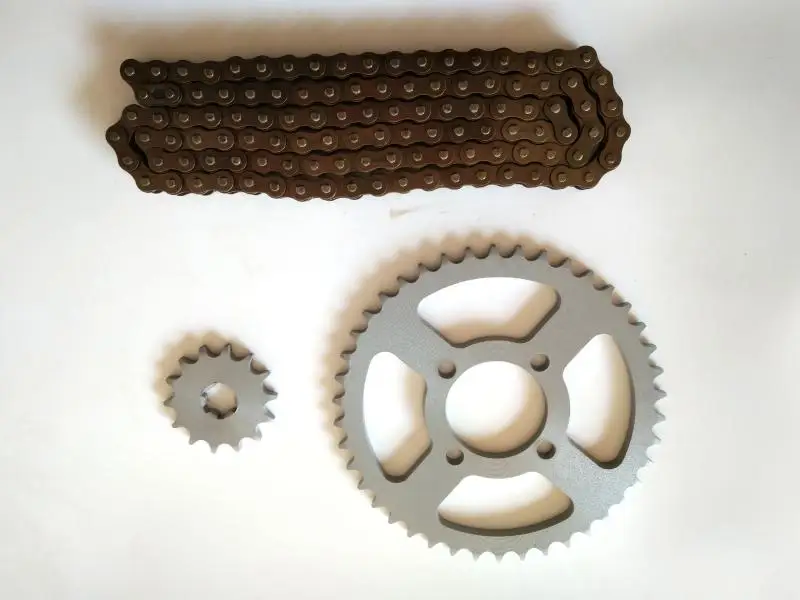 Free Shipping Motorcycle Accessories for Suzuki AX100 Set Chain 100cc Sprocket Jincheng AX100 Small Teeth / Big Teeth / Chain