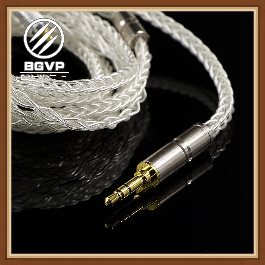 

BGVP 6N 400 Core Earphones OCC Plated Silver 2.5mm 3.5mm DIY Aficionados MMCX Interchangeable Hifi Headphone Upgrade Cable DM6