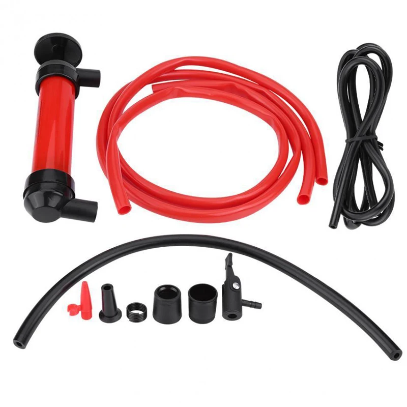 PUOU 1pcs Car Hose Liquid Gas Transfer Suction Cup Oil Pump Portable Manual Siphon Suction High Quality Air Pump