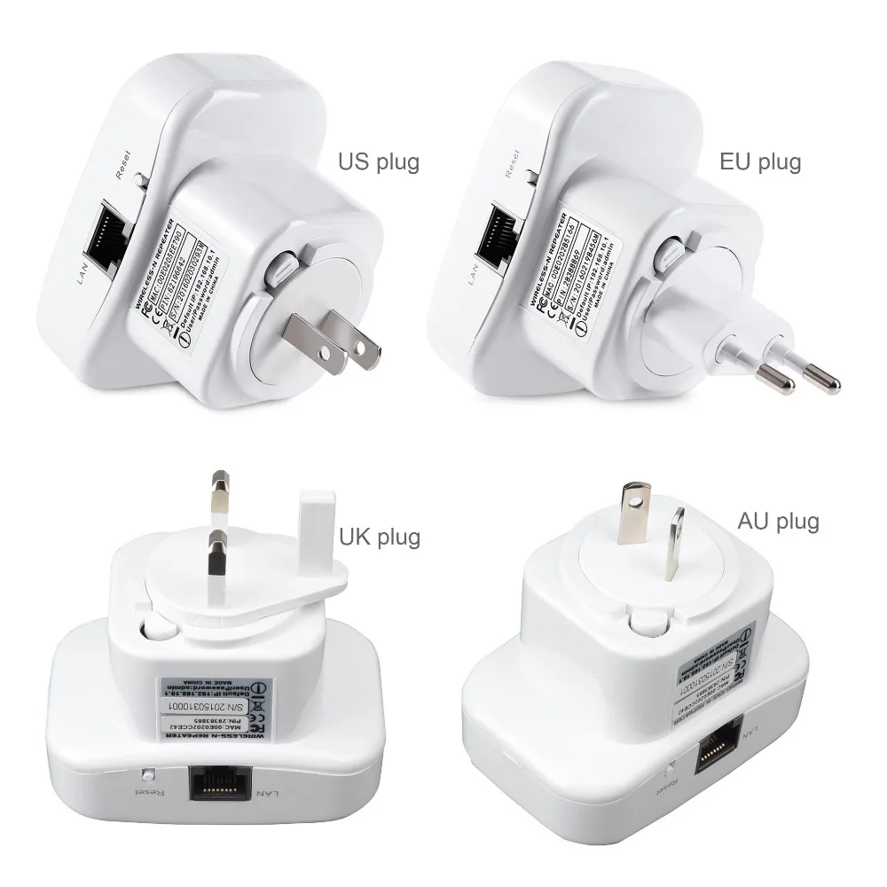 300Mbps Wireless-N WiFi Repeater Network Wifi Routers Signal Amplifier Range Extender 802.11n/b/g Wi Fi Repetidor WPS Encryption