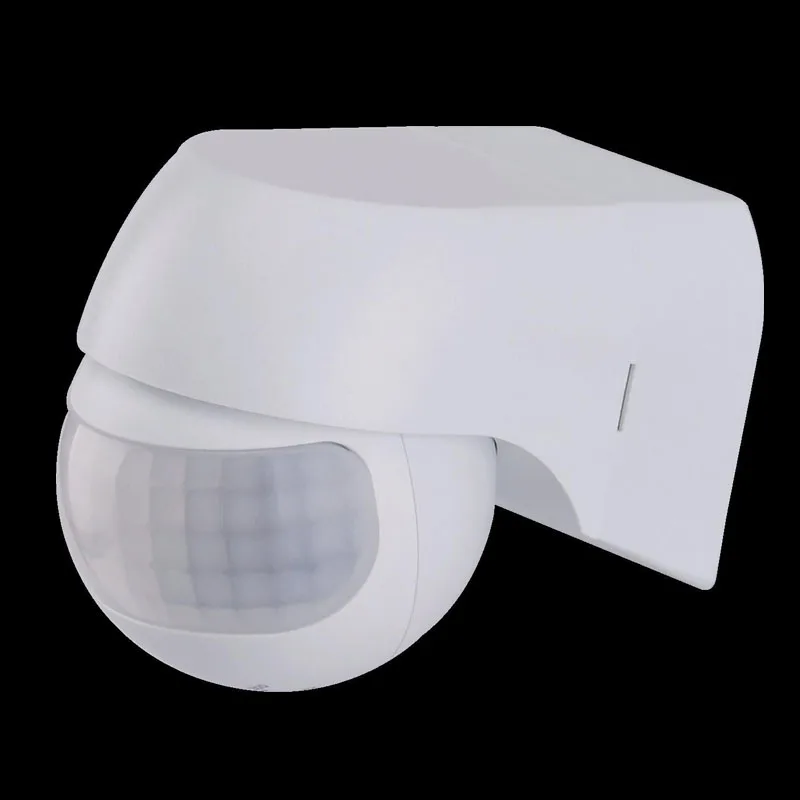 Ac110V-240V 180 grados al aire libre Ip44 seguridad Pir Sensor de movimiento por infrarrojos interruptor Detector interruptor de movimiento Max 30M