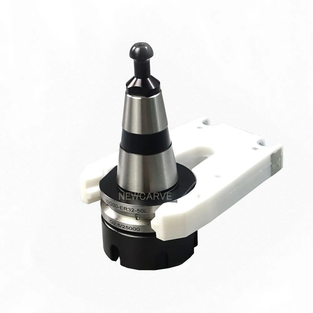 ATC Spindle Collet Adapter ISO30 ER32 45L 50L Balance Collet Chuck CNC Tool Holder Stainless Steel with Pull Stud Tool Handle