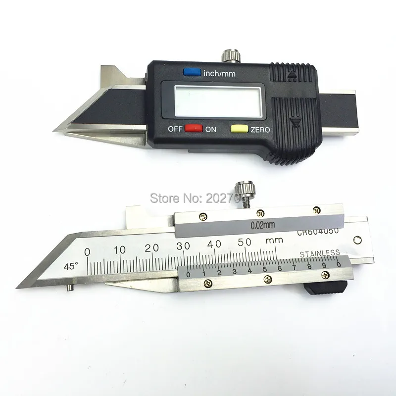 45degree digital Chamfer Gauge Stainless steel Chamfering calipers vernier caliper Chamver Vernier Caliper