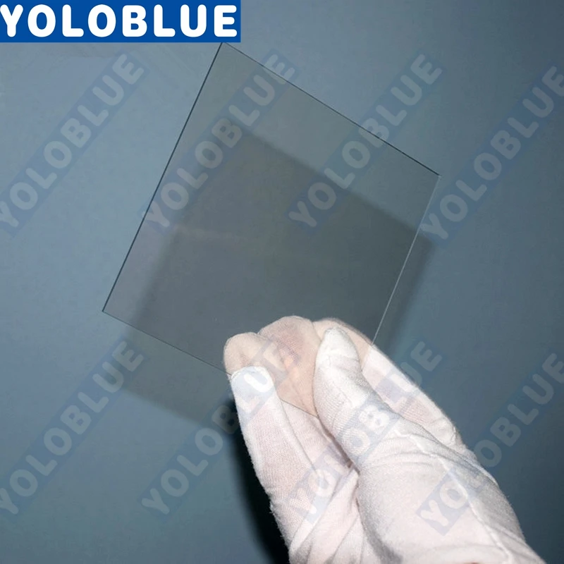 Flúor Condutor Dopado Óxido de Estanho Fto Vidro Revestido Laboratório Transparente 100x100x2.2 mm 7ohm sq 12 Pcs por Lote