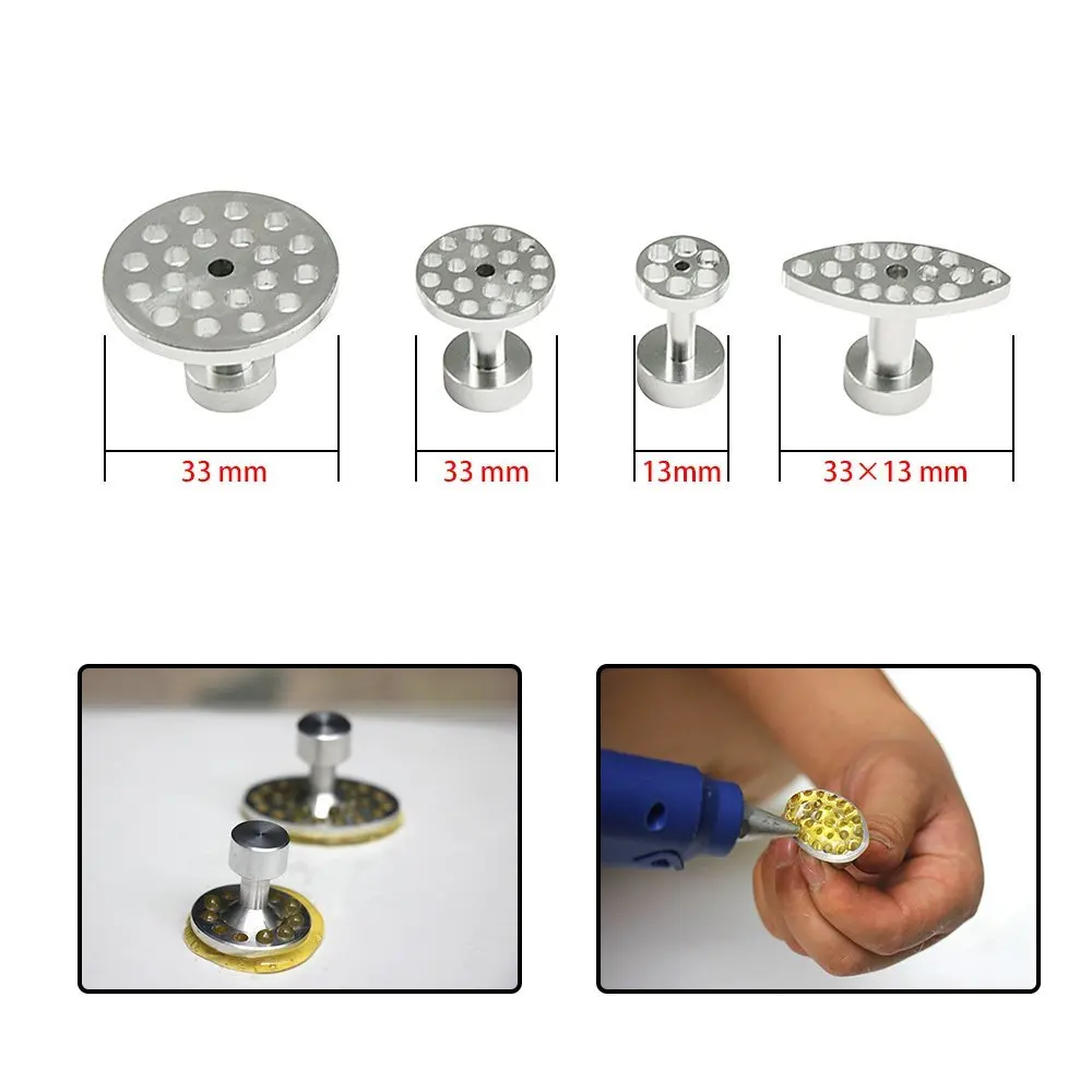 Tools paintless Dent Removal Paintless Dent Repair Tools Dent Puller Tabs Suction Cup Hand Tools Kit for Slide Hammer