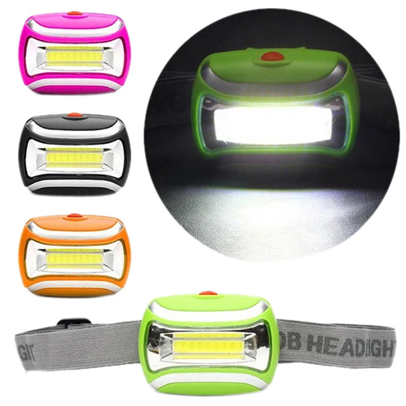 600LM COB LED Headlamp Adjustable Angle Camping Headlight Mini Torch Flashlight Newest
