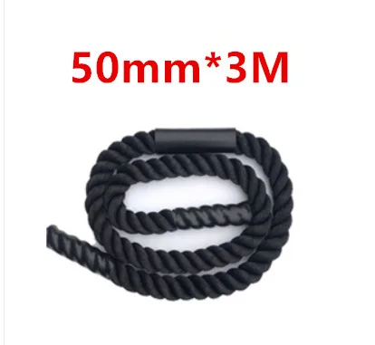 50MM * 3M Heavy Jump Rope Weighted Battle Skipping Ropes Power Training Improve Strength Fitness Home Gym Equipment A9222