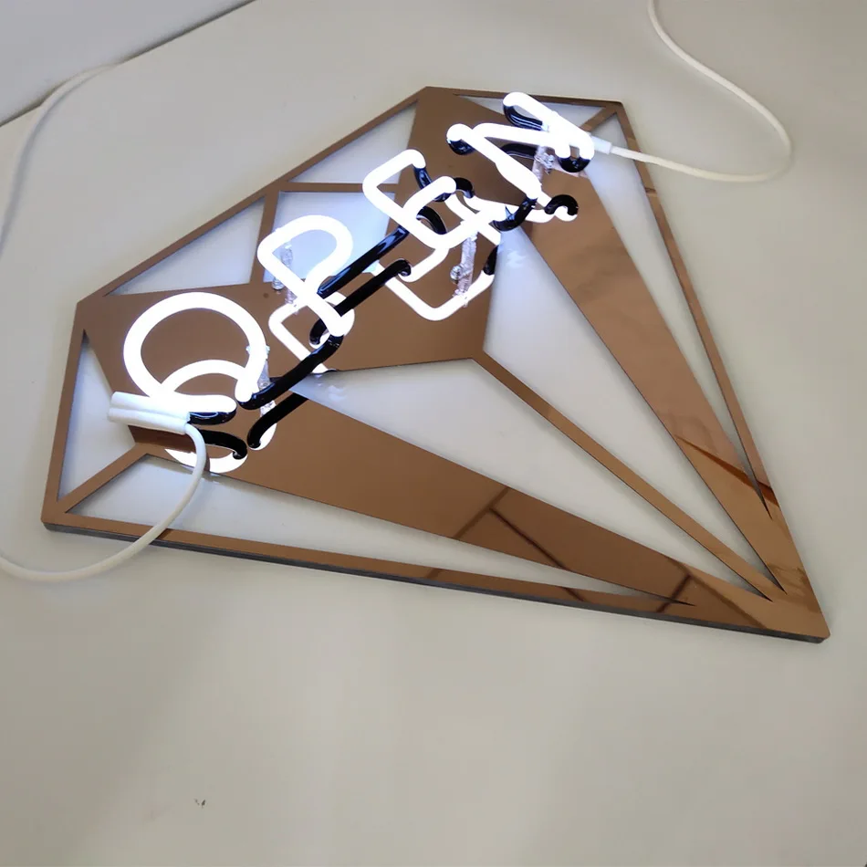 High brightness open led neon sign letter for shop bar