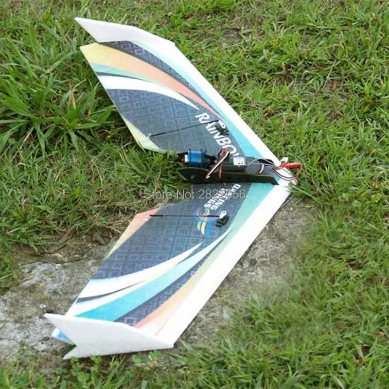 RC Plane EPP Airplane Model DW HOBBY Rainbow Fly Wing 800mm Wingspan EDF Version RC Airplane Kit