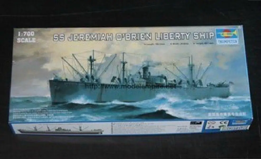 Trumpeter 1/700 05755 Liberty Ship SS Jeremiah O\'Brien