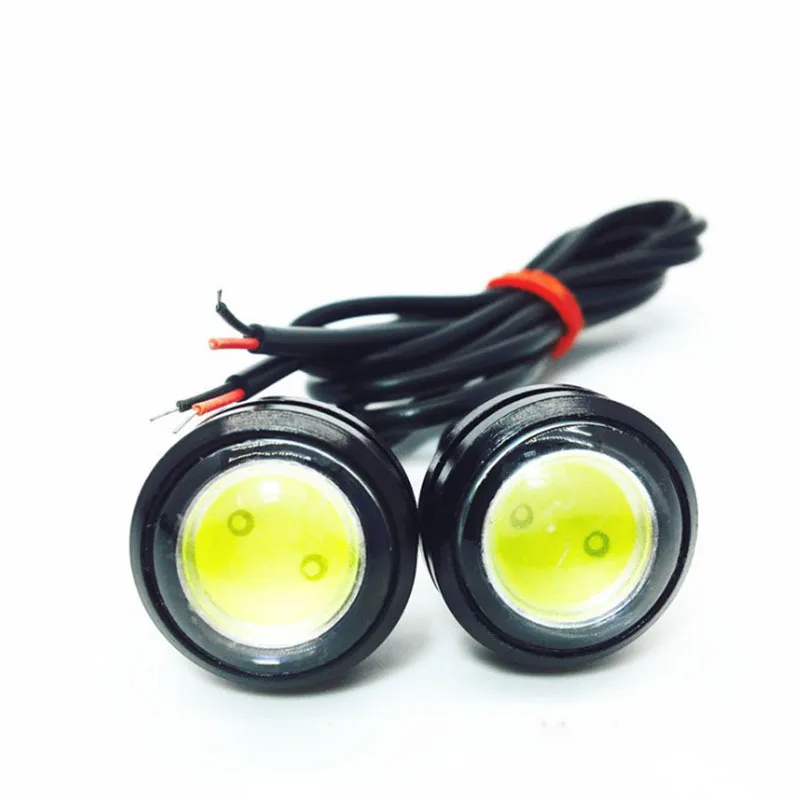 1PCS Car LED Lights 23MM eagle eyes deng Thin liu mang deng Screw Fight Back Reversing Lights Motorcycle Bar Type Balance Car