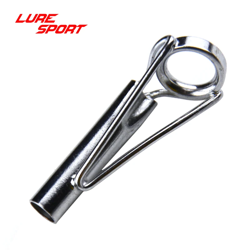 LureSport 3pcs Heavy Duty  AT Top Guide Steel Ring Silver Steel frame Boat Rod Building component Repair DIY Accessory