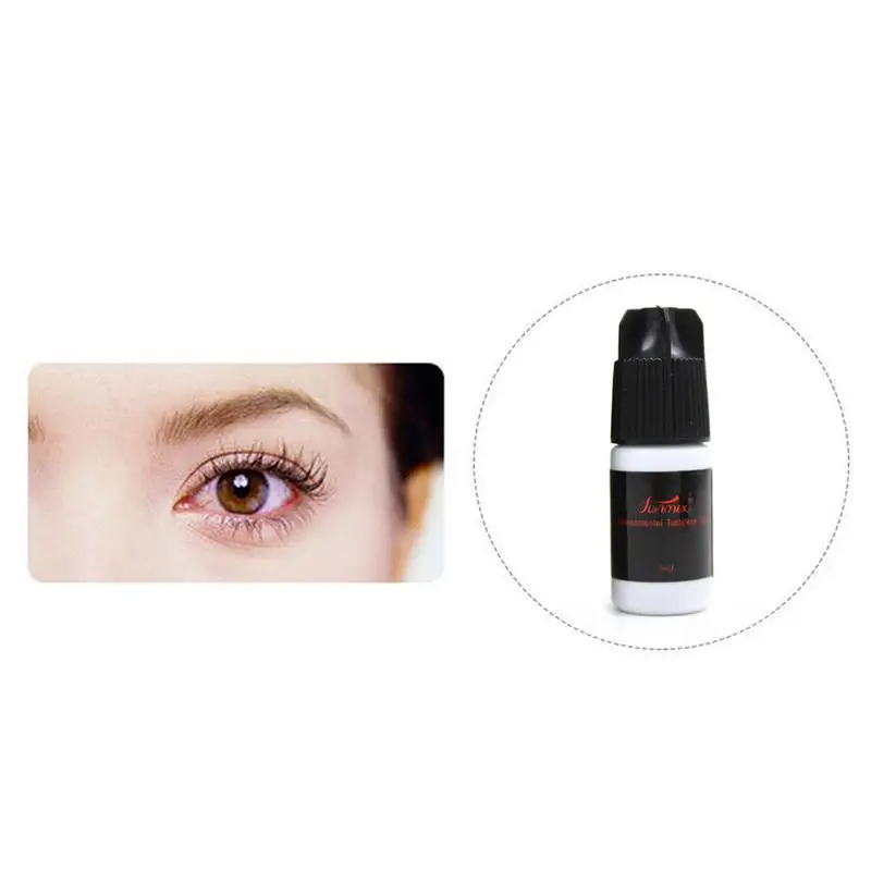 Colle à séchage rapide pour faux cils, sans odeur, sans irritation, maquillage durable, imperméable, extension de cils, adhésif noir, collant de bain