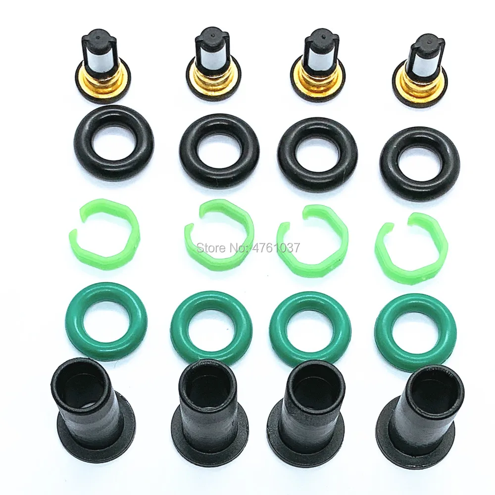 Whole hot sale 4sets Fuel Injector Repair Sevince Kits For Parts#16600-ED000/FBY1160 For Nissan Tiida Versa 1.6L